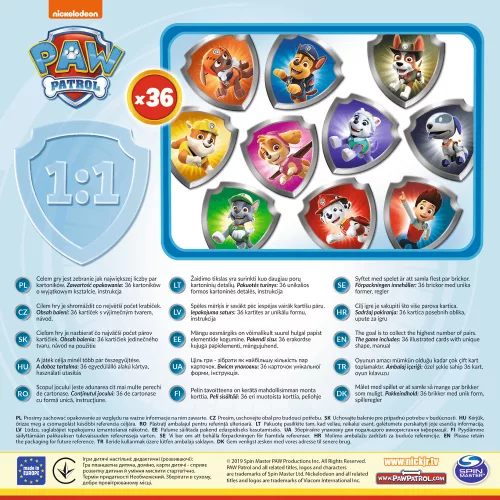 Memóriajáték Paw Patrol Memos Trefl 01892