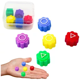   Kocka Gonggi Hacele tintahal játékokhoz Arcade játéktok 5 db A