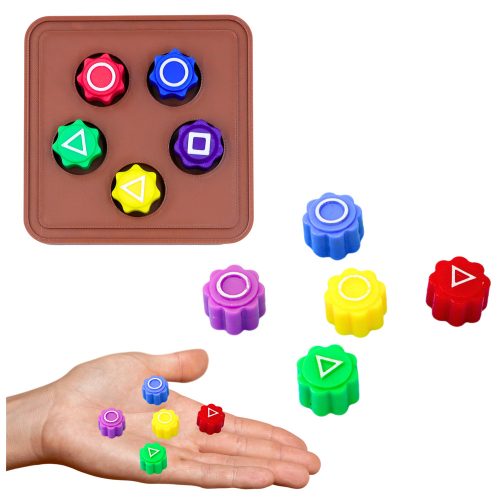 4 darabos tintahal játék hagyományos koreai játékok dobókocka pörgőcsiga