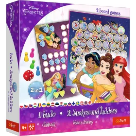   Játék 2in1 Kínai férfi / Kígyók és létrák - Hercegnő Disney Hercegnők Trefl 02418