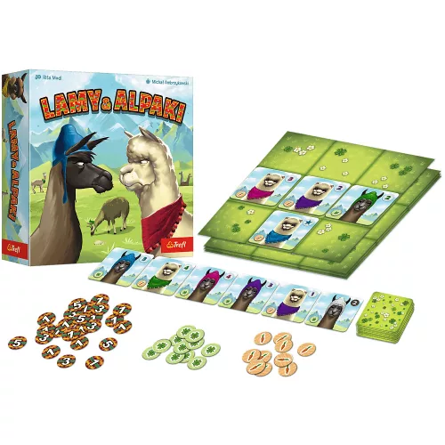Lámák és alpakák játék Trefl 02600