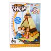Sátor Teepee Indian Tipi Játszóház + 60 labda