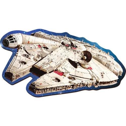 Fából készült puzzle Star Wars 160 db Millennium Falcon Trefl 20189
