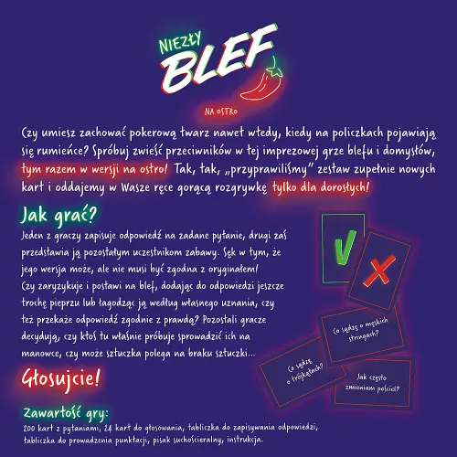 Játék Nice Bluff Sharp Clubs 02302