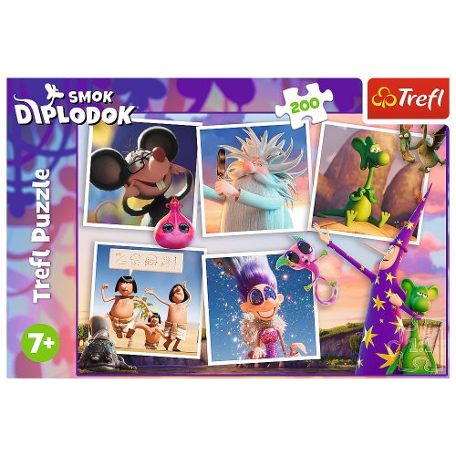Rejtvény - "200" - A Diplodocus Dragon Trefl kalandjai 13322