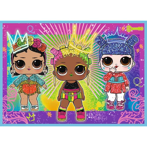 Puzzle - "4in1" - Ismerkedj meg a babákkal / MGA LOL Meglepetés! Trefl 34613