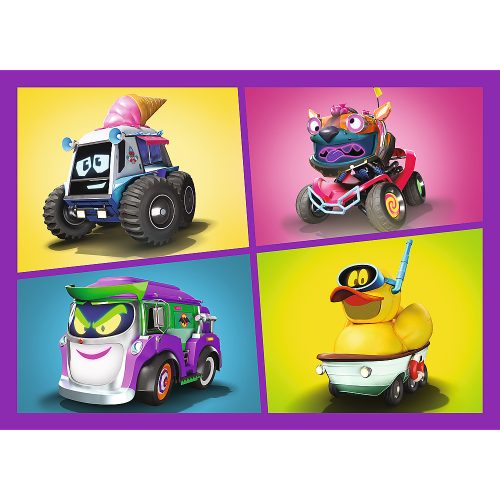 Rejtvény - 4 az 1-ben - Ismerje meg a Batwheels-t - Warner Batwheels 34658