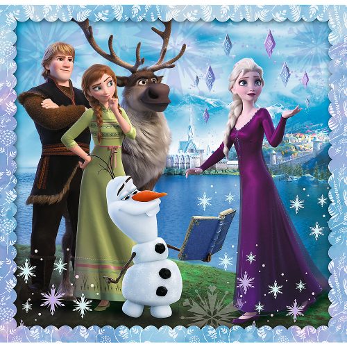Rejtvény 3 az 1-ben Frozen Magical Tale Trefl 34853