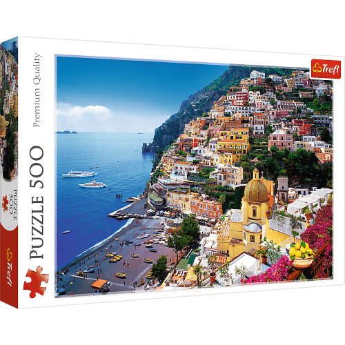 Puzzle 500 db. Positano, Amalfi-part, Olaszország Trefl 37145