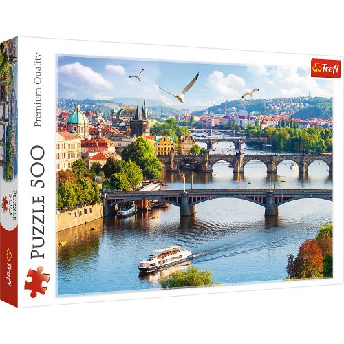 Puzzle 500 db Prága, Csehország Trefl 37382