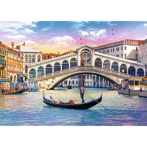 Puzzle 500 db. Rialto híd, Velence 37398