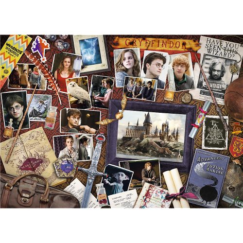 Harry Potter Puzzle 500 db. Ajándéktárgyak a Roxfort Trefl 37400-ból