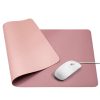Billentyűzet egérpad íróasztalhoz Kétoldalas Eco-Leather Pink 80x40 cm