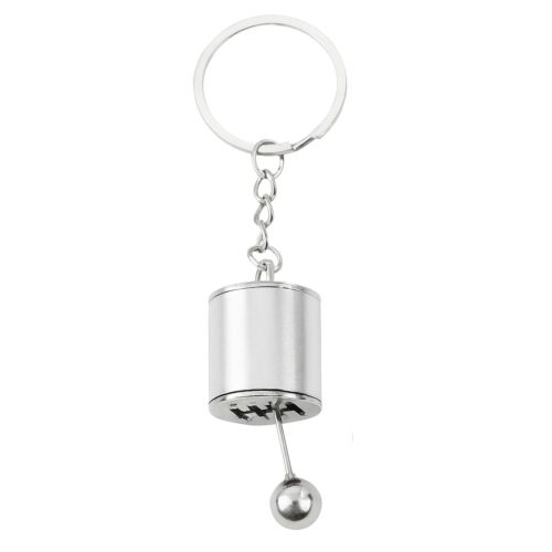 Fém kulcstartó mozgatható sebességváltó ezüst