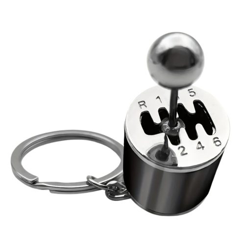 Fém kulcstartó mozgatható sebességváltó fekete