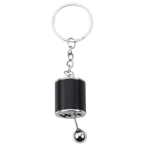 Fém kulcstartó mozgatható sebességváltó fekete