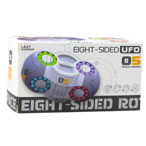 Logikai játék Puzzle Ufo Magic Rotating Capsule Pink