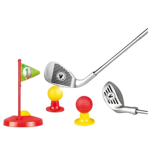 Golfkészlet gyerekklubokhoz Labdák Zászlók Poháralátétek 48db