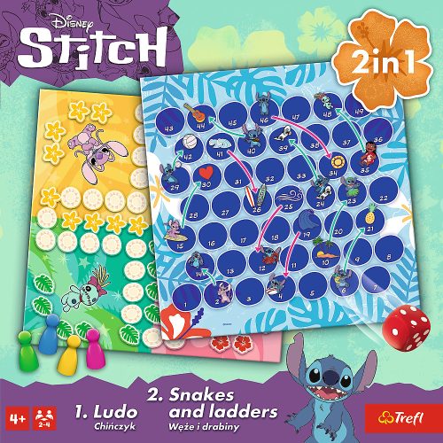 Játék 2 az 1-ben Lilo és Stitch Trefl 02656