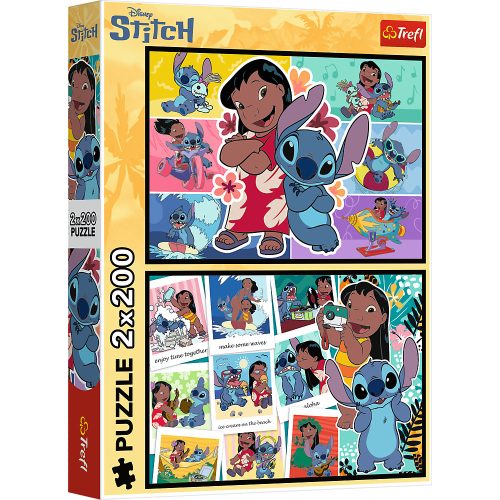 Rejtvény - 2x200 - Stitch's Merry Life - Disney Lilo és Stitch 13334