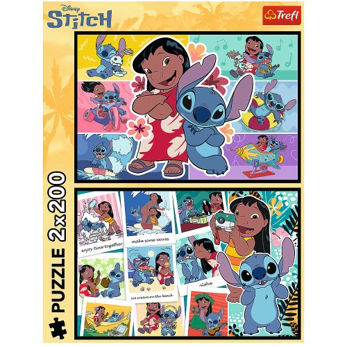 Rejtvény - 2x200 - Stitch's Merry Life - Disney Lilo és Stitch 13334