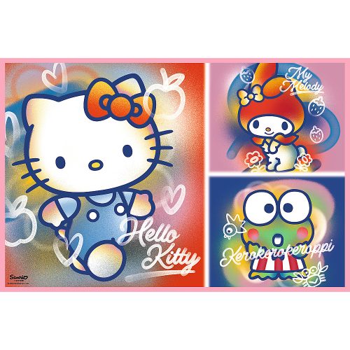 Rejtvény - 2x200 - Hello Kitty és barátai - Hello Kitty 13336