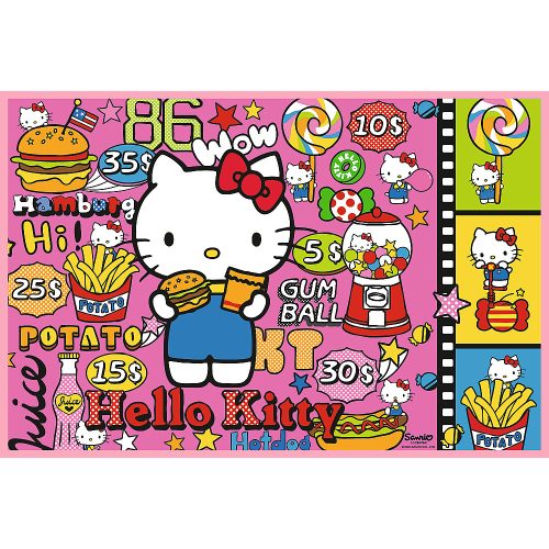 Rejtvény - 2x200 - Hello Kitty és barátai - Hello Kitty 13336