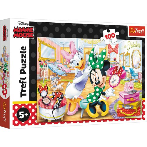 Rejtvény - 100 - Minnie a szépségszalonban - Disney Minnie 16387