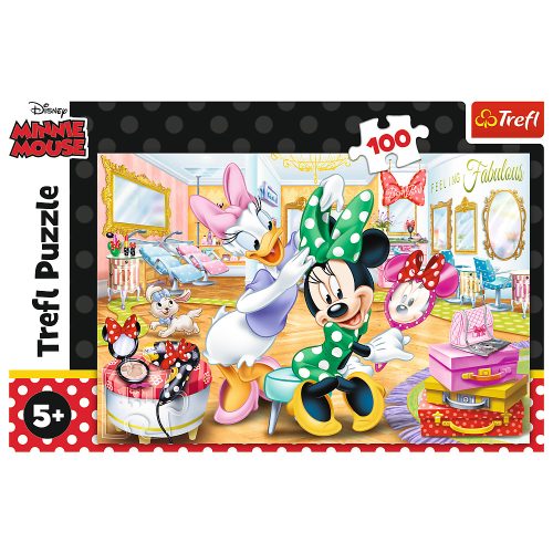 Rejtvény - 100 - Minnie a szépségszalonban - Disney Minnie 16387