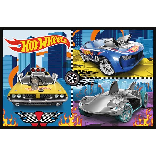 Rejtvény - 2x70 - Autók - Hot Wheels Trefl 34442