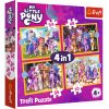 Rejtvény - 4 az 1-ben - Ismerje meg a pónit My Little Pony Trefl 34624