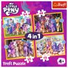 Rejtvény - 4 az 1-ben - Ismerje meg a pónit My Little Pony Trefl 34624