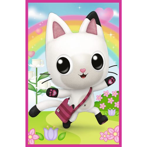 3x50-es rejtvény – Ismerje meg Gabby és Gabbys babaházát, Trefl 34876