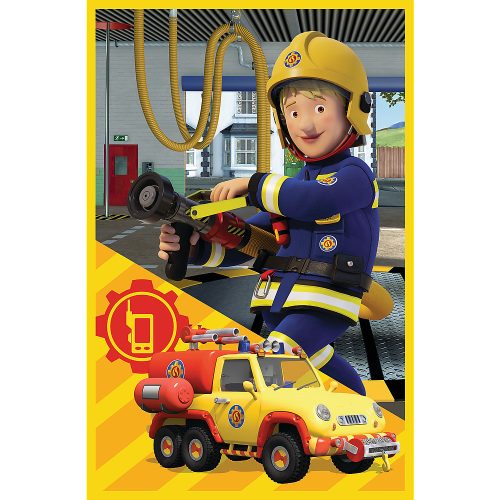 Rejtvény - 3x50 - Fireman Sam Fire Station Crew Trefl 34880
