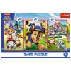 Puzzle - 3x80 - Dog Pack Paw Patrol Trefl 34886
