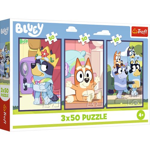 Rejtvény - 3x50 - Bluey Family Trefl 34890
