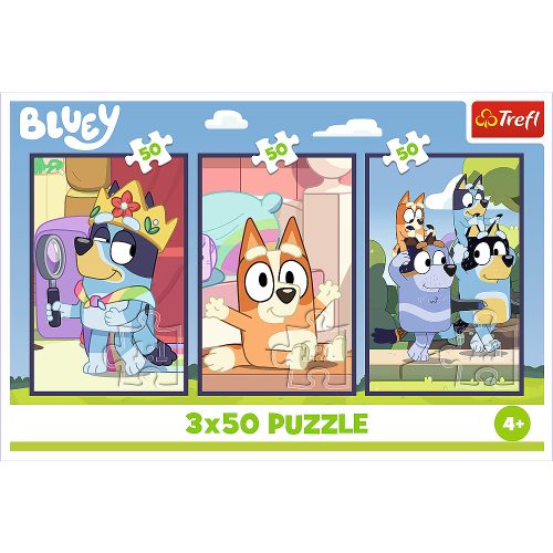 Rejtvény - 3x50 - Bluey Family Trefl 34890