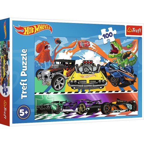 Rejtvény - 100 - Száguldó autók - Hot Wheels Trefl 16466
