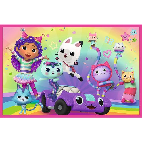 Rejtvény - 2x24 - Szórakozás Gabbyval - Universal Gabbys Dollhouse Trefl 34433