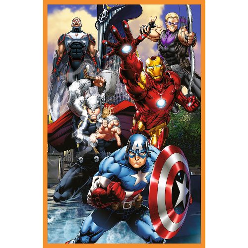 Rejtvény - 3x80 - Napok tele akciókkal - Disney Marvel The Avengers Trefl 34883