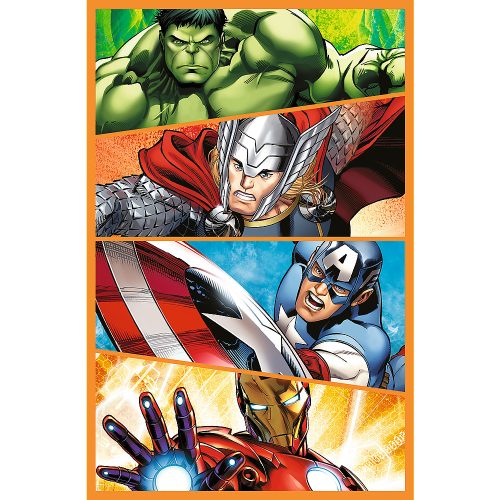 Rejtvény - 3x80 - Napok tele akciókkal - Disney Marvel The Avengers Trefl 34883