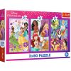 Rejtvény - 3x80 - Hercegnő barátok - Disney Princess Trefl 34884