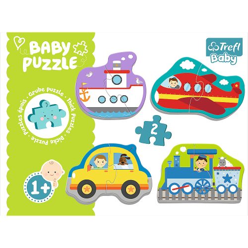 Puzzle - Baby Classic - Szállítójárművek / Trefl Baby 36075