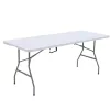 Összecsukható asztal zárral Catering bankett asztal fehér 180 x 74 cm