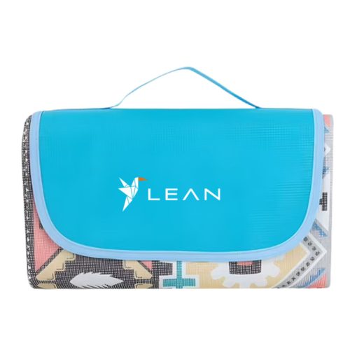 Piknik strandtakaró, összecsukható LEAN minták 200 x 200 cm