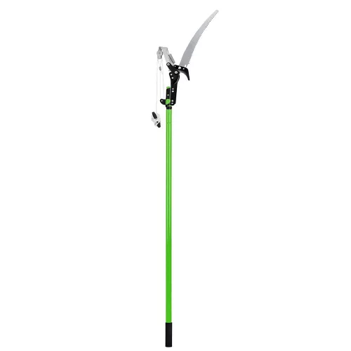 Teleszkópos metszőolló, metszőolló, ágfűrész, 2 az 1-ben, rúdon, 125-240 cm