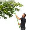 Teleszkópos metszőolló, metszőolló, ágfűrész, 2 az 1-ben, rúdon, 125-240 cm
