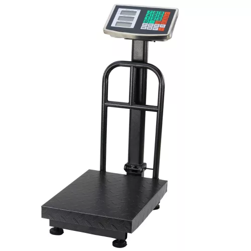 LCD elektronikus mérleg platform raktári pontosság 20g 150kg-ig