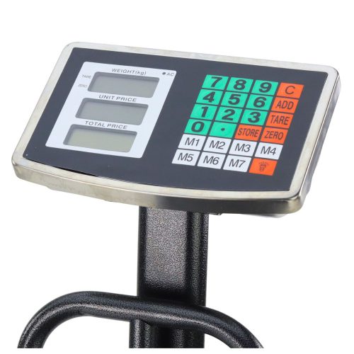 LCD elektronikus mérleg platform raktári pontosság 20 g-ig 200 kg-ig