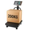 LCD elektronikus mérleg platform raktári pontosság 20 g-ig 200 kg-ig